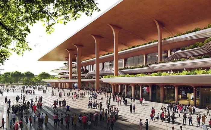 BIM建筑|扎哈事务所 & iDEA“西安国际足球中心”开建，为2023足球联赛亚洲杯场馆