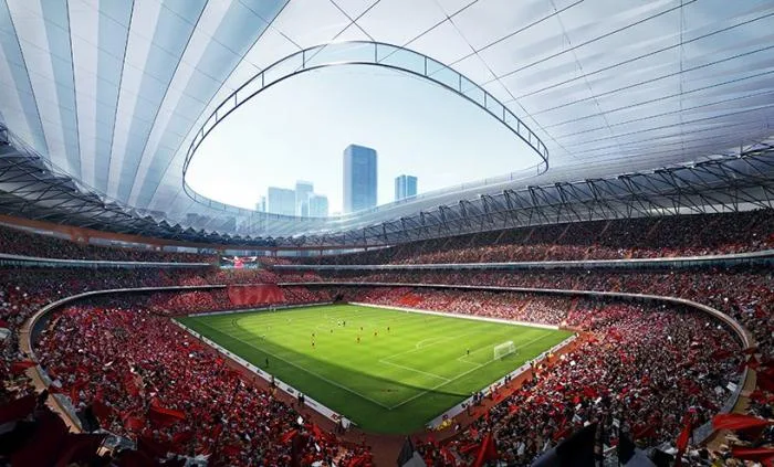 BIM建筑|扎哈事务所 & iDEA“西安国际足球中心”开建，为2023足球联赛亚洲杯场馆