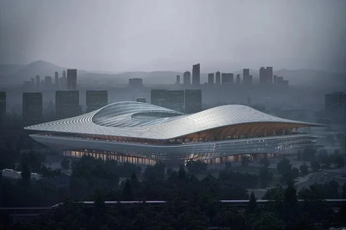 BIM建筑|扎哈事务所 & iDEA“西安国际足球中心”开建，为2023足球联赛亚洲杯场馆