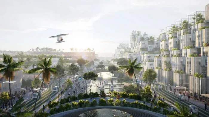 BIM建筑|BIG联手Hijjas和Ramboll为马来西亚槟城南岛打造生物多样性城市
