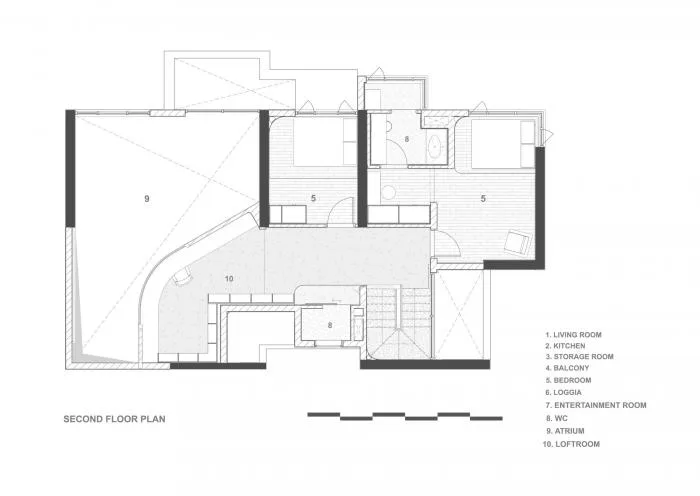 BIM建筑|胡志明市水磨石公寓“Mài”，以弧形几何形状定义空间 / Whale Design Lab