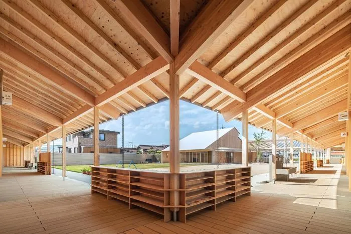 BIM建筑|桜冈托儿所 / 隈研吾建筑都市设计事务所