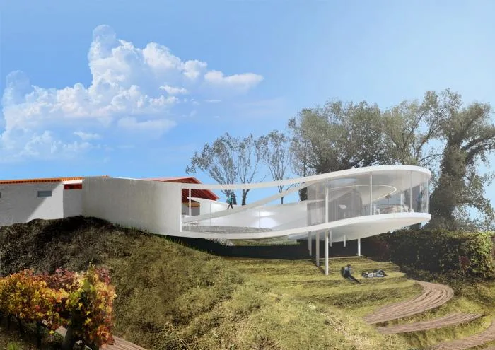BIM建筑|暮光之环：葡萄牙 MONTE D'OIRO酒庄品酒空间设计 / PL-T平时建筑事务所