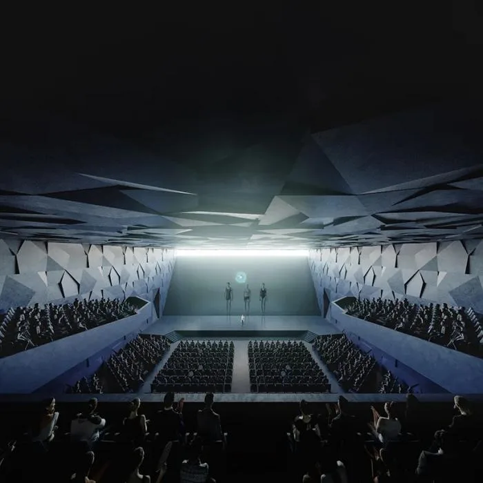 BIM建筑|飘在空间的白色“灯塔”：巴尼亚卢卡文化综合体 / Cosmos