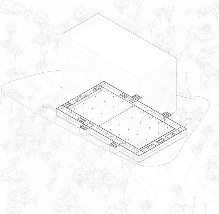 BIM建筑|飘在空间的白色“灯塔”：巴尼亚卢卡文化综合体 / Cosmos