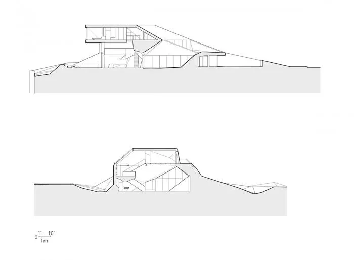 BIM建筑|美国西部荒漠中的“变形器”住宅 / OPA