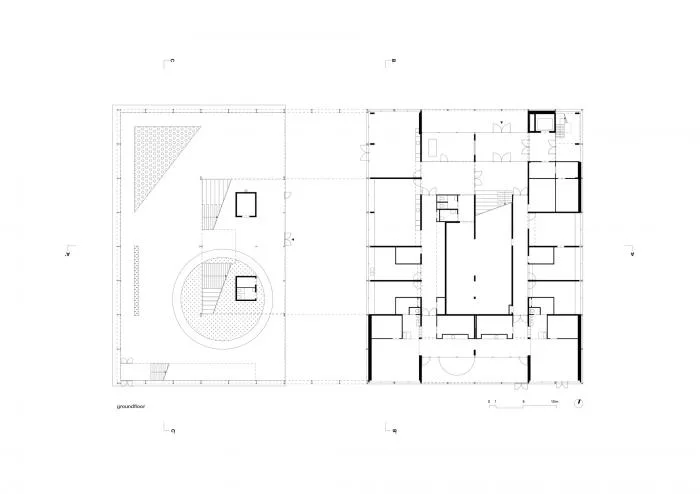 BIM建筑|比利时框架学校：一座活力社区公园 / Xaveer De Geyter Architects