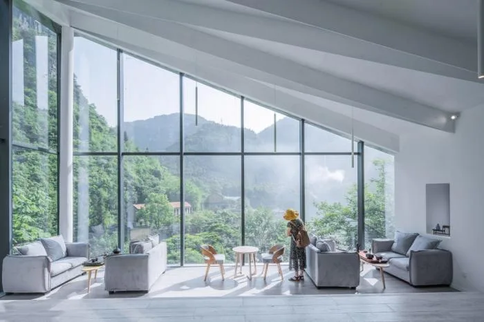 BIM建筑|809兵工厂遗址改造 - 崖顶茶吧 / 三文建筑