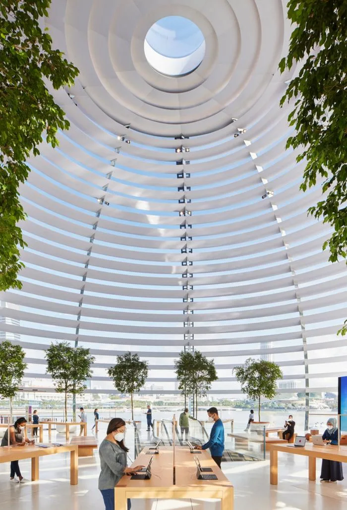BIM建筑|苹果新加坡滨海湾金沙旗舰店 / 福斯特建筑事务所