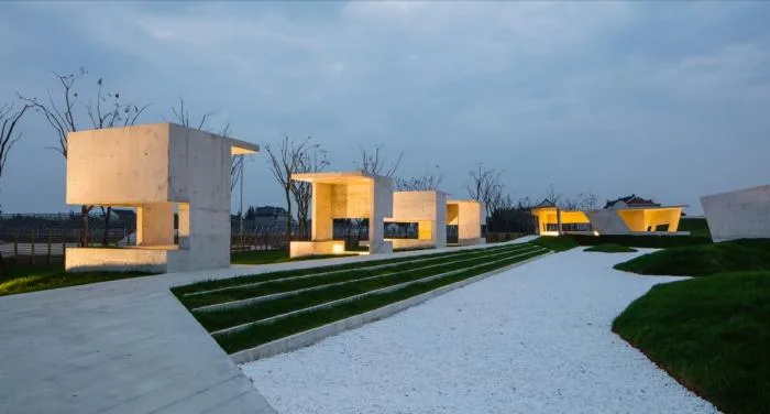 BIM建筑|上海景观游廊 / 德国珮帕施城市发展咨询 + 上海tf建筑事务所