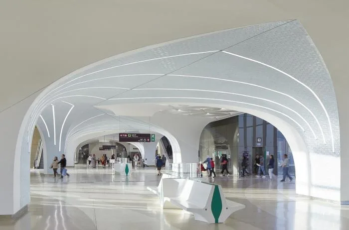 BIM建筑|卡塔尔无人驾驶地铁站 / UNStudio