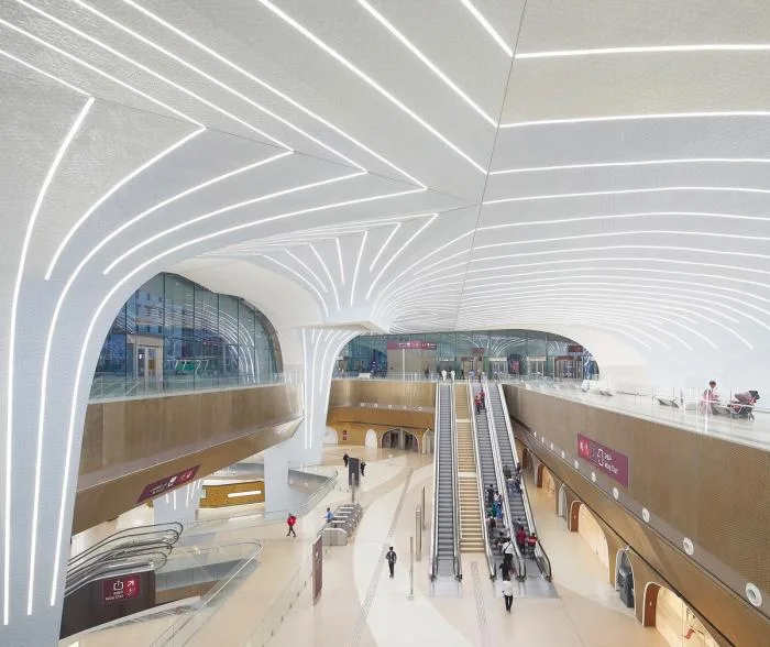 BIM建筑|卡塔尔无人驾驶地铁站 / UNStudio