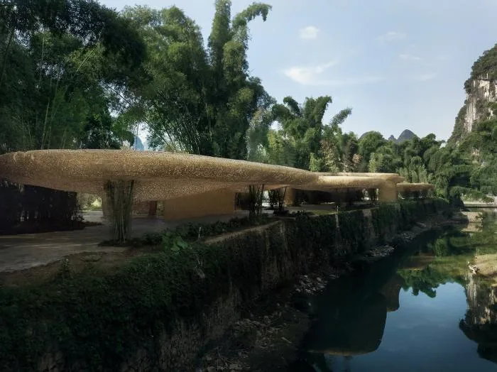 BIM建筑|竹林亭台楼阁 / 叙向建筑设计