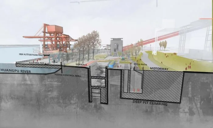 BIM建筑|上海杨树浦电厂遗迹公园 / 同济原作设计工作室