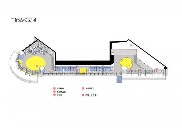 BIM建筑|卓英国际幼儿学院 / VMDPE圆道设计