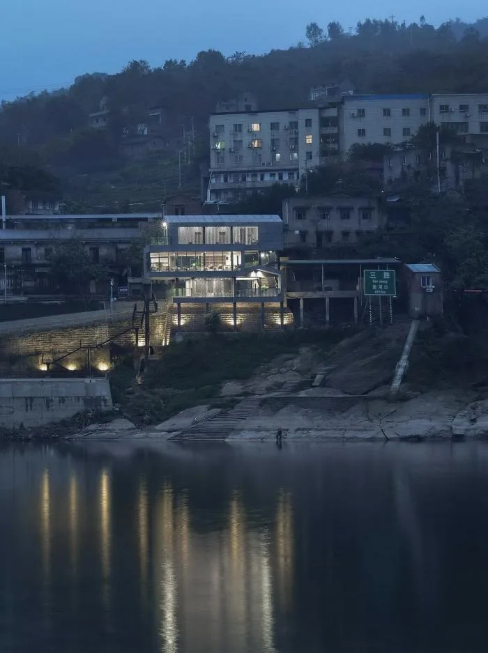 BIM建筑|陵江驿渡 · 三胜车渡服务站 / 悦集建筑设计事务所
