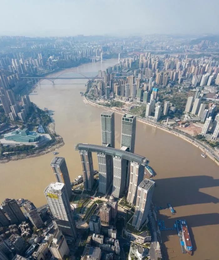 BIM建筑|城市封面级新地标——重庆来福士 / 萨夫迪建筑事务所