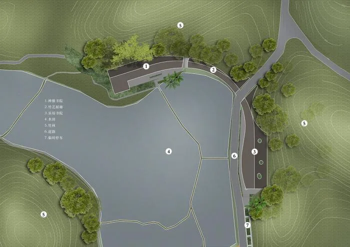 BIM建筑|竹枝书院 / 小隐建筑