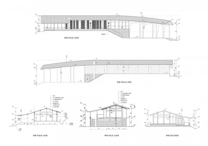 BIM建筑|竹枝书院 / 小隐建筑