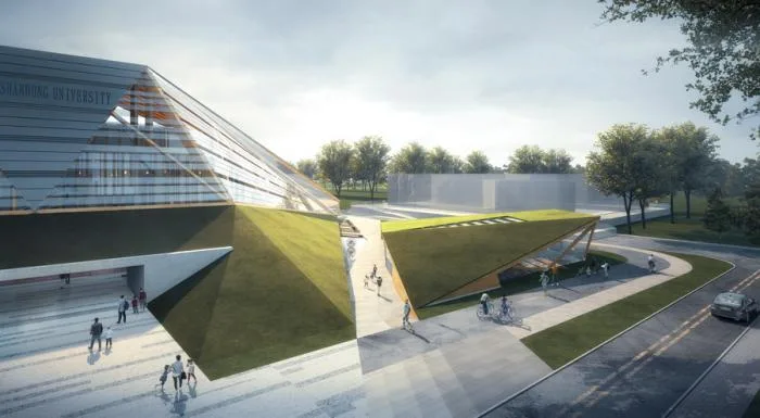 BIM建筑|山东大学趵突泉校区体育场改造设计方案 / 天津大学建筑设计研究院设计三院