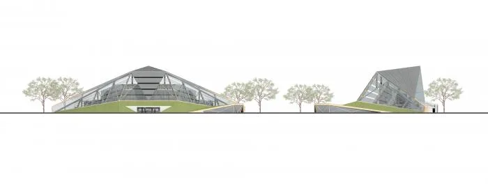 BIM建筑|山东大学趵突泉校区体育场改造设计方案 / 天津大学建筑设计研究院设计三院