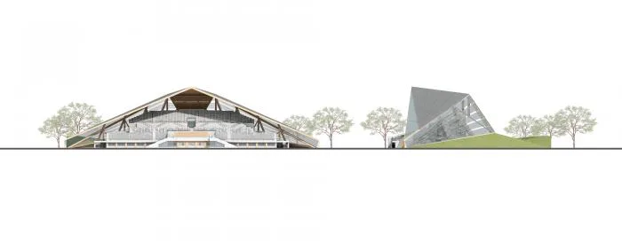 BIM建筑|山东大学趵突泉校区体育场改造设计方案 / 天津大学建筑设计研究院设计三院
