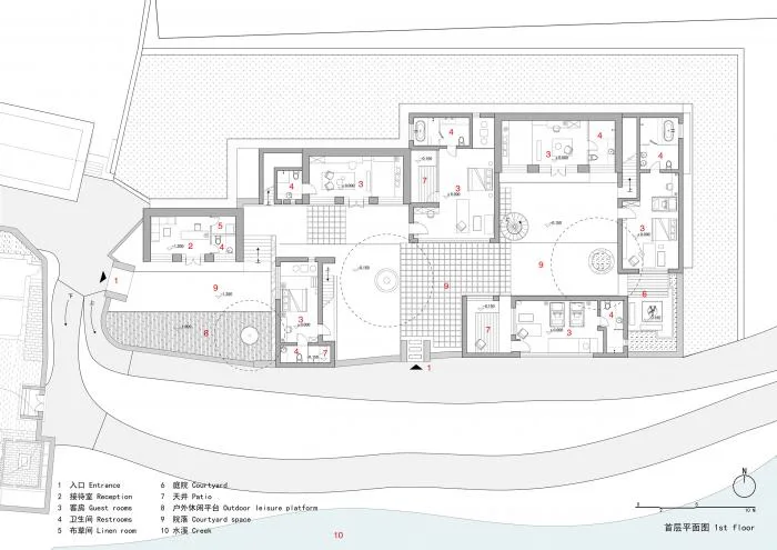 BIM建筑|太岳院子——造币局民宿 / 三文建筑