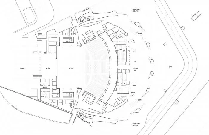 BIM建筑|灵感源于流动的晶体几何形状——台北音乐中心 / RUR Architecture DPC