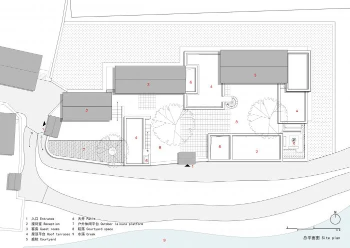 BIM建筑|太岳院子——造币局民宿 / 三文建筑