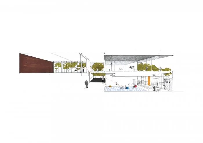 BIM建筑|错位咬合，营造光影院落——车公庙体育馆 / 建筑署