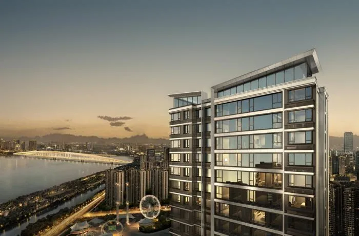 BIM建筑|温州世茂•璀璨瓯江 / 上海齐越建筑设计