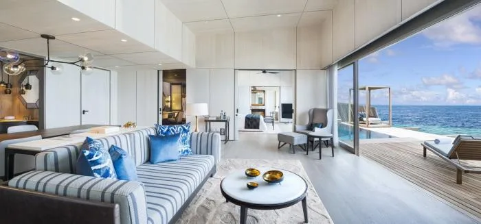 BIM建筑|凝望碧蓝大海的岛屿村落：马尔代夫沃木里瑞吉度假酒店