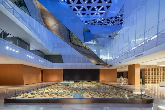 BIM建筑|荒野上的汉白玉——水发·信息小镇产业展示中心 / aoe|事建组