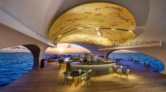 BIM建筑|凝望碧蓝大海的岛屿村落：马尔代夫沃木里瑞吉度假酒店