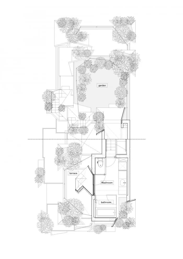 BIM建筑|像树一样生长延伸：日本丰岛画廊住宅 / 平田晃久建筑事务所