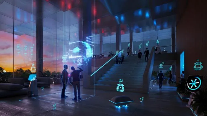 BIM建筑|BIG公布特斯联科技AI CITY重庆项目设计方案