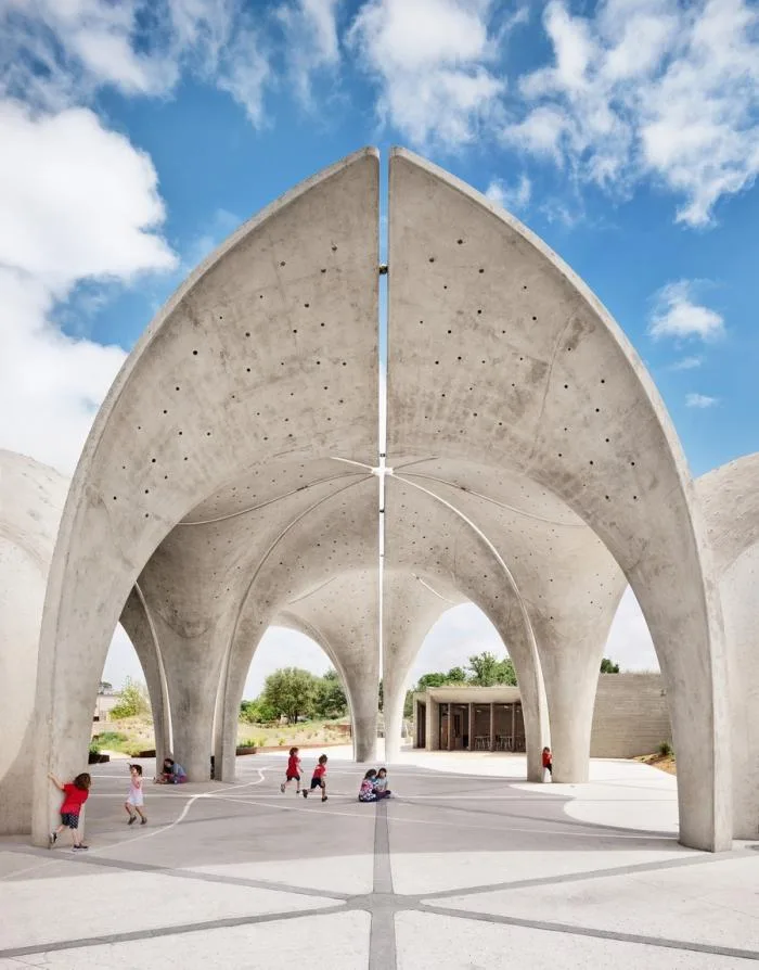 BIM建筑|混凝土“花瓣”展亭——汇流公园 / Lake|Flato Architects