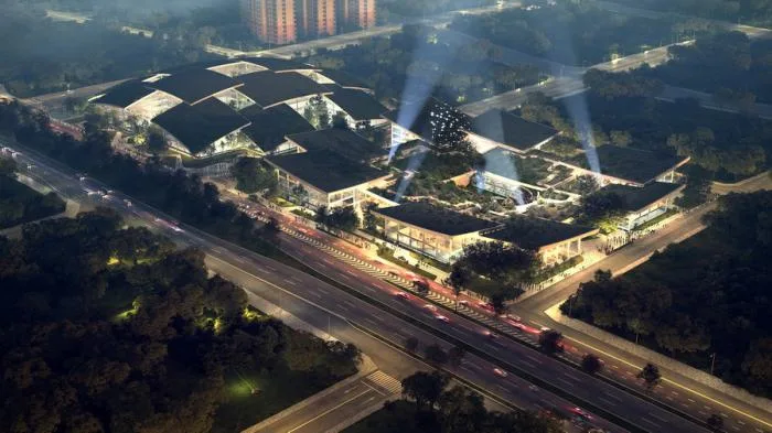 BIM建筑|BIG公布特斯联科技AI CITY重庆项目设计方案