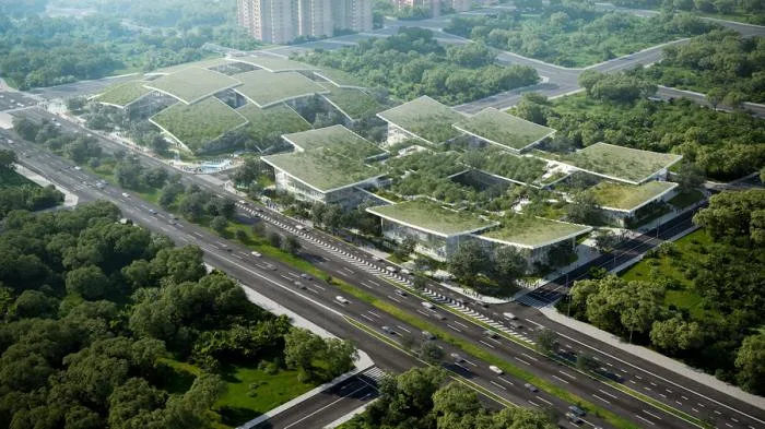 BIM建筑|BIG公布特斯联科技AI CITY重庆项目设计方案