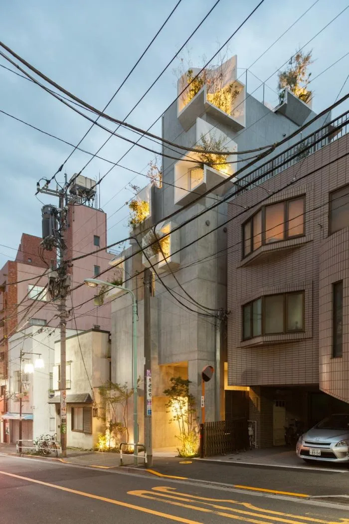 BIM建筑|像树一样生长延伸：日本丰岛画廊住宅 / 平田晃久建筑事务所