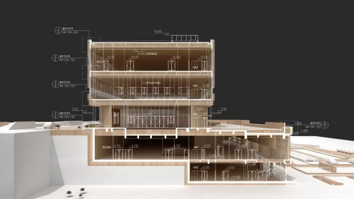 BIM建筑|版权云工作基地——国内首发国家数字音像传播服务平台 / 上海华都建筑规划设计