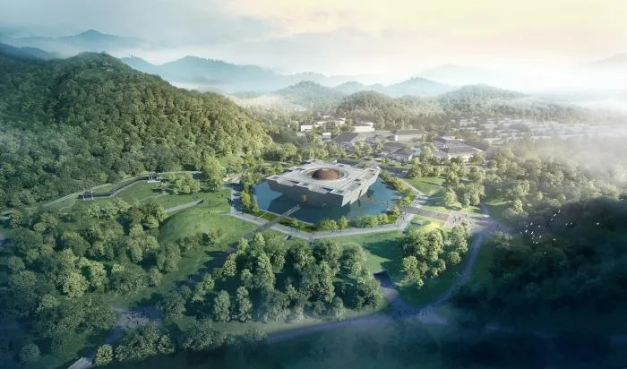 BIM建筑|大禹纪念馆方案 / 浙江大学建筑设计研究院+华南理工大学建筑设计研究院
