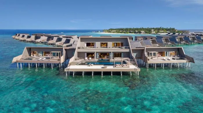 BIM建筑|凝望碧蓝大海的岛屿村落：马尔代夫沃木里瑞吉度假酒店