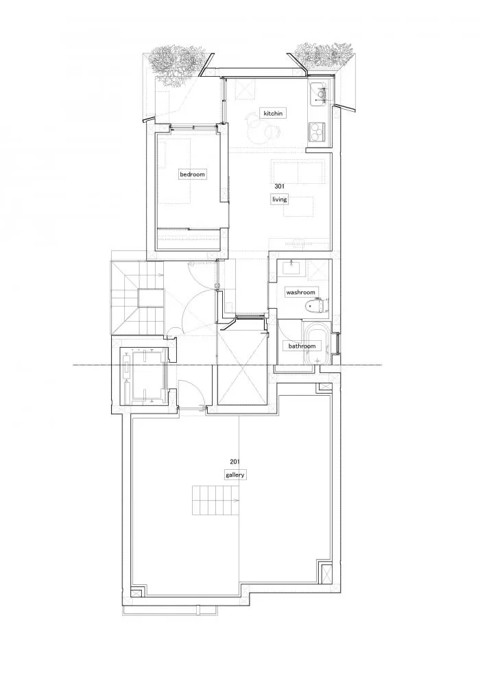 BIM建筑|像树一样生长延伸：日本丰岛画廊住宅 / 平田晃久建筑事务所