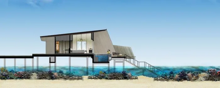 BIM建筑|凝望碧蓝大海的岛屿村落：马尔代夫沃木里瑞吉度假酒店