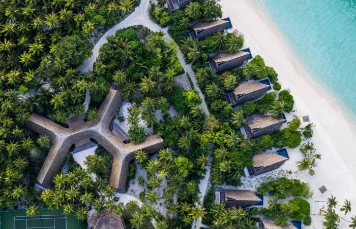 BIM建筑|凝望碧蓝大海的岛屿村落：马尔代夫沃木里瑞吉度假酒店