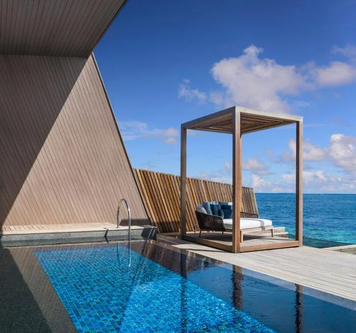 BIM建筑|凝望碧蓝大海的岛屿村落：马尔代夫沃木里瑞吉度假酒店