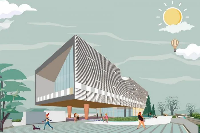 BIM建筑|版权云工作基地——国内首发国家数字音像传播服务平台 / 上海华都建筑规划设计