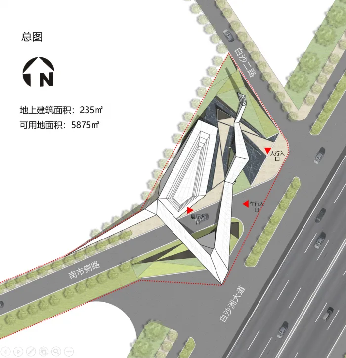BIM建筑|武汉万科城市之光展示中心 / 上海天华建筑设计