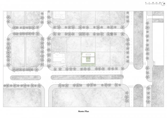 BIM建筑|闲赏庭院，静观游鱼：越南绿幕住宅 / HGAA